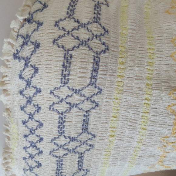 Urban Outfitters Embroidered Strapless top - Picture 2 of 4